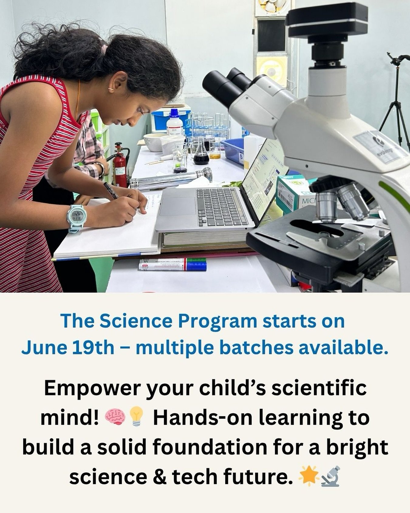 🚀 Calling all young explorers! Our Science Foundation Program blasts off on 19 June 2025&mdash;but you can get a sneak-peek first. Join our offline demowith your child:
📅 14 June (Sat) | 11 AM 📅 15 June (Sun) | 11 AM
Tap the link in bio or DM us t
