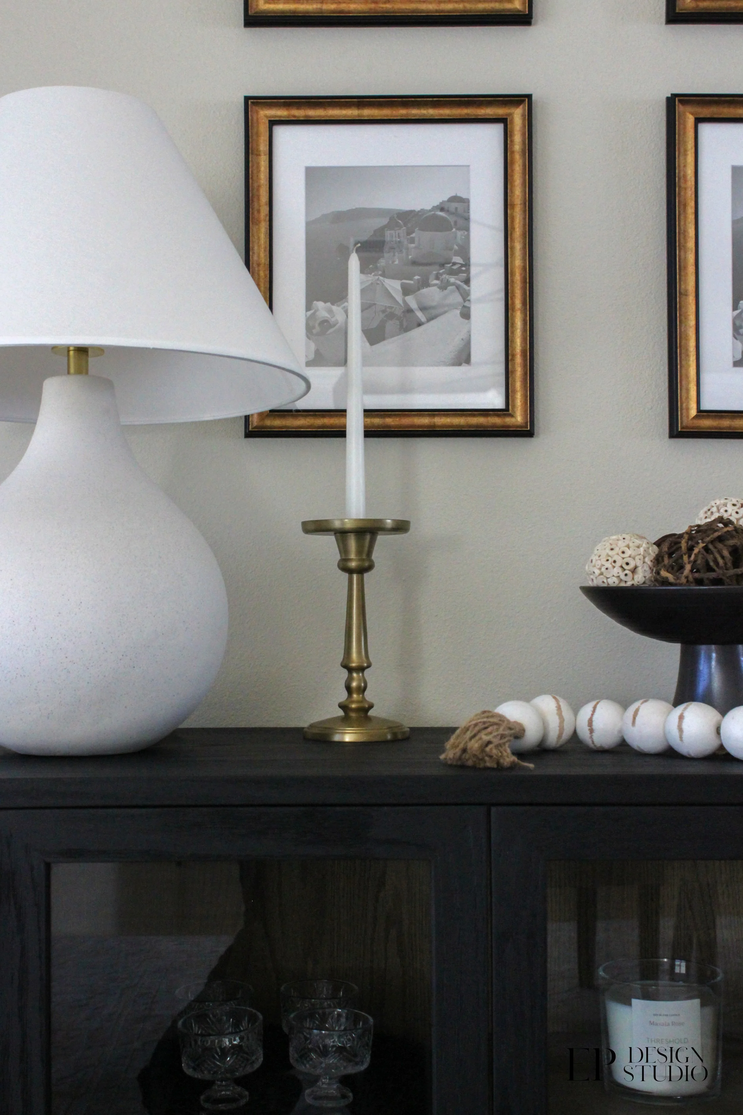 Large White Vase Brass Candleholder.jpg