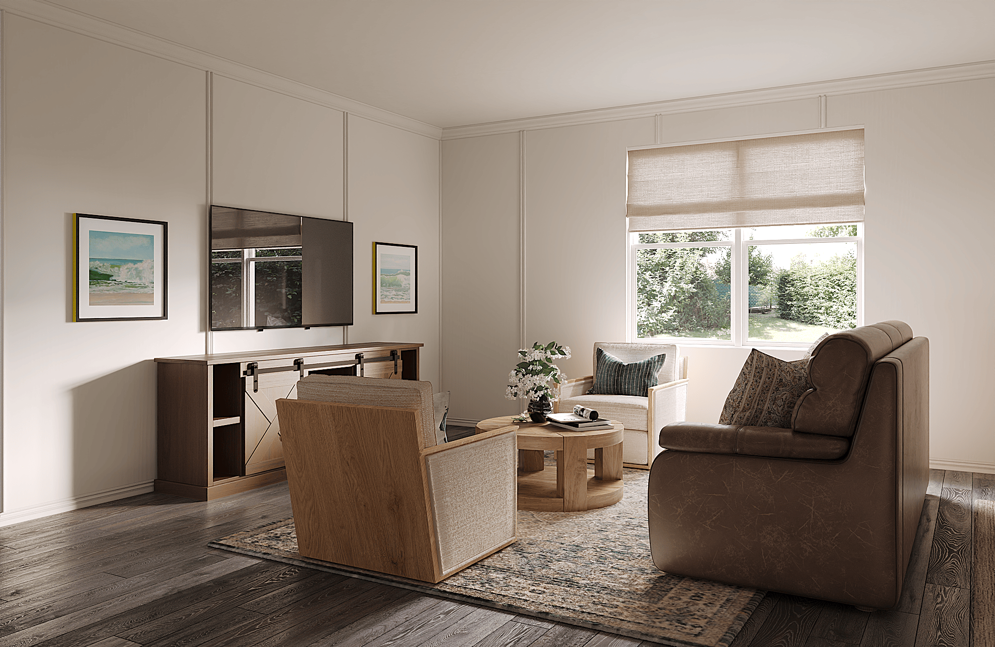 3D Rendering Living Room Swivel Accent Chairs.png