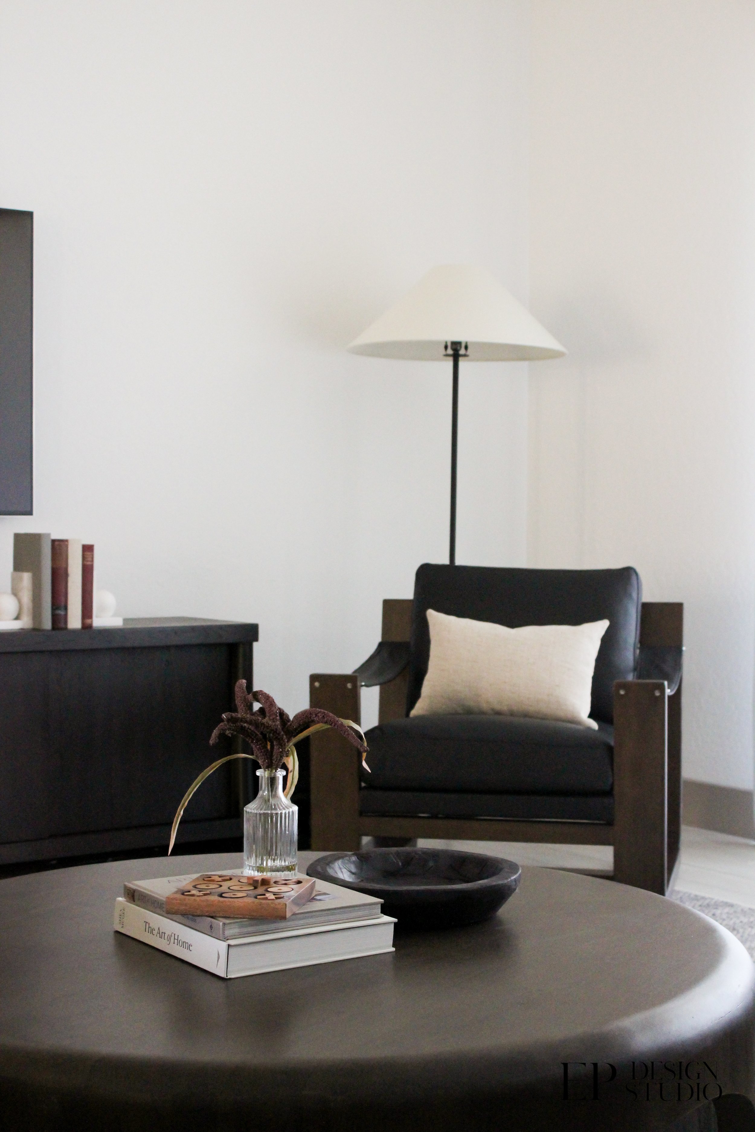 Leather chair with coffee table.jpg