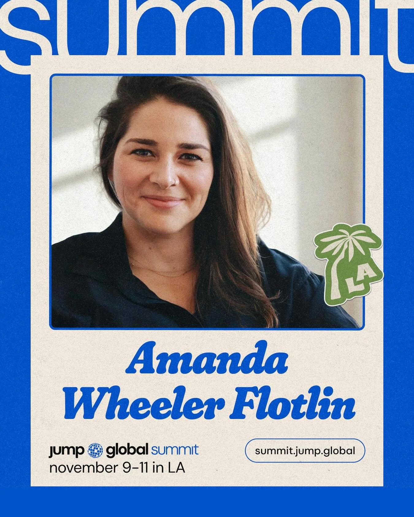 So excited to be supporting the Jump Global community next week at their annual summit! This summit is so special and planned with such love, care and intentionality. There&rsquo;s still time to get tickets for the LA summit or there are events throu