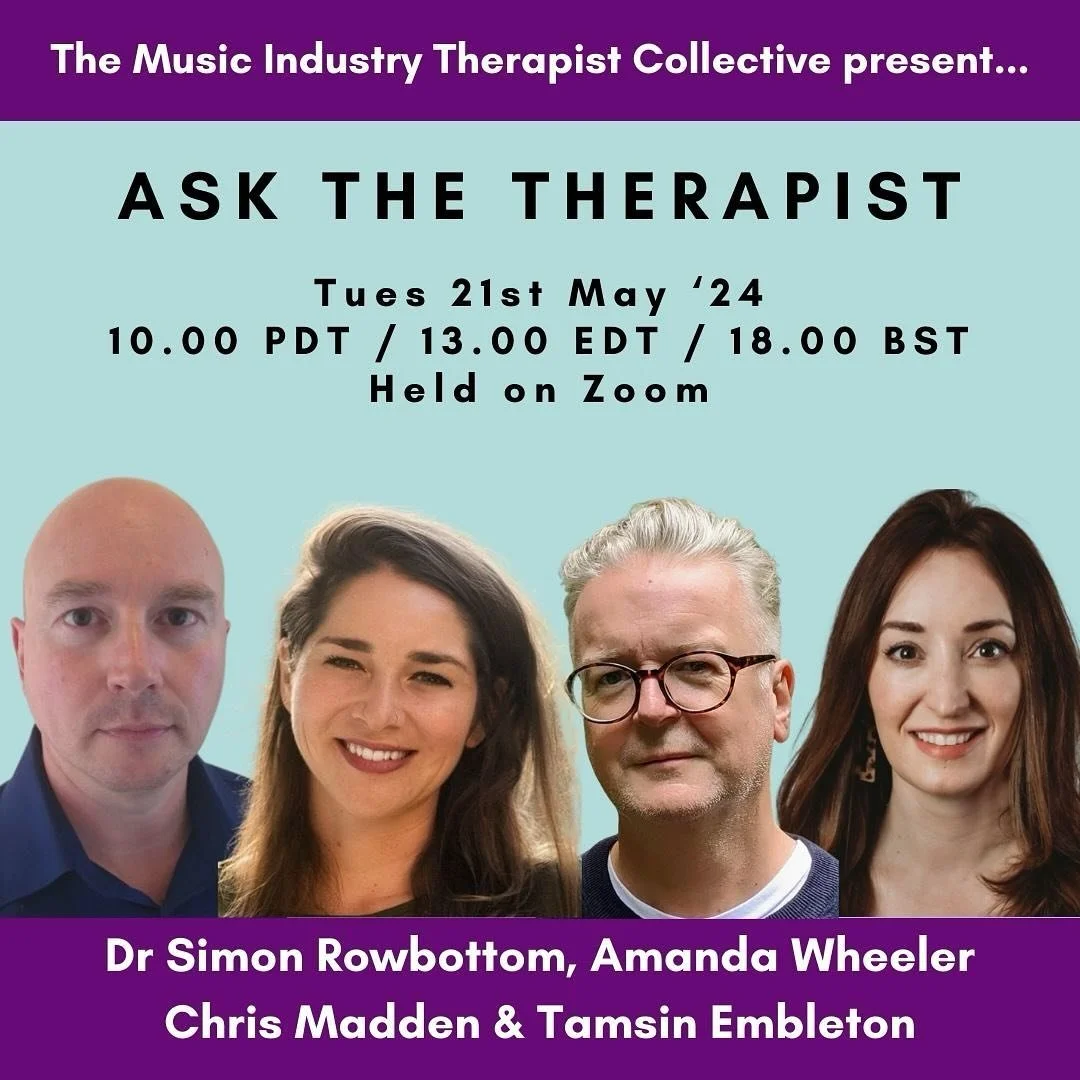 Looking forward to being a part of this discussion with some of my incredible colleagues at The Music Industry Collective. If you are curious or have any questions, come join! Dm me for details!