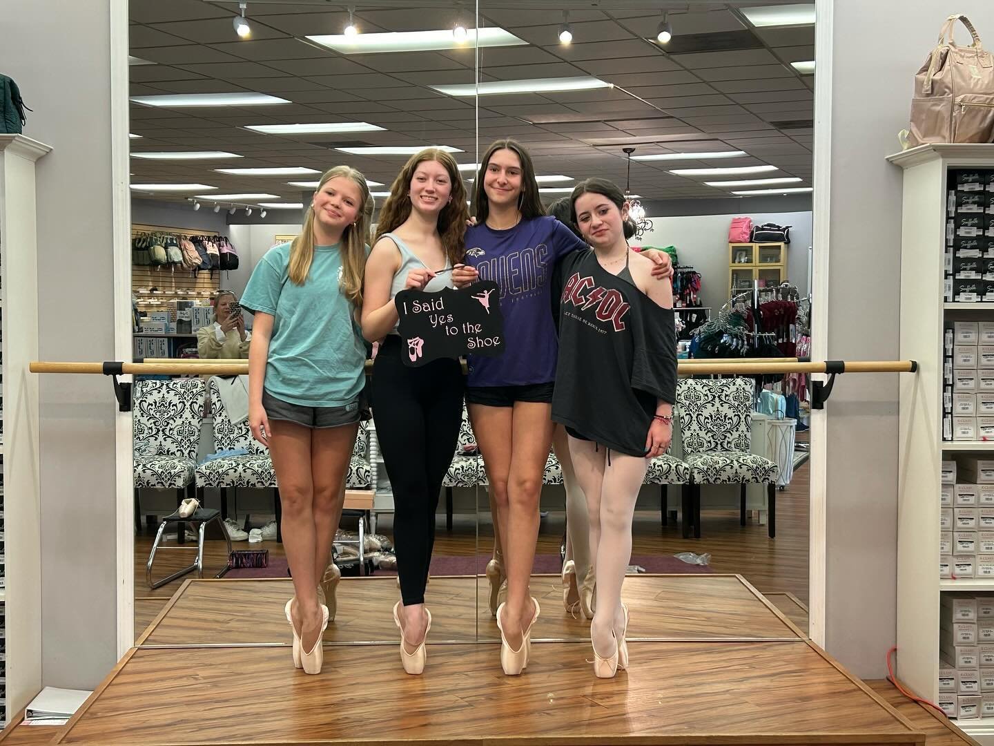 Congrats to these TMC Dancers who said &ldquo;yes&rdquo; to their first pair of pointe shoes 🩰💓