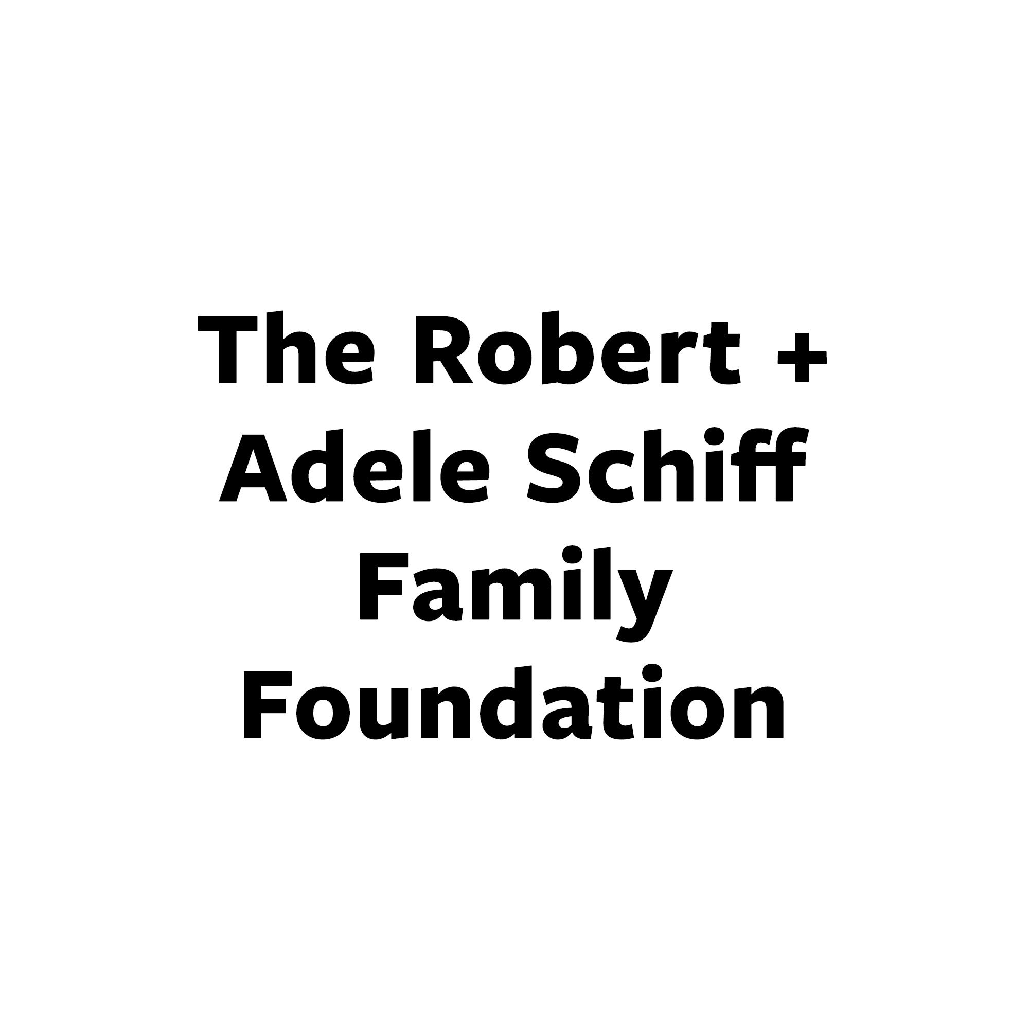 The Robert and Adele Schiff Family Foundation