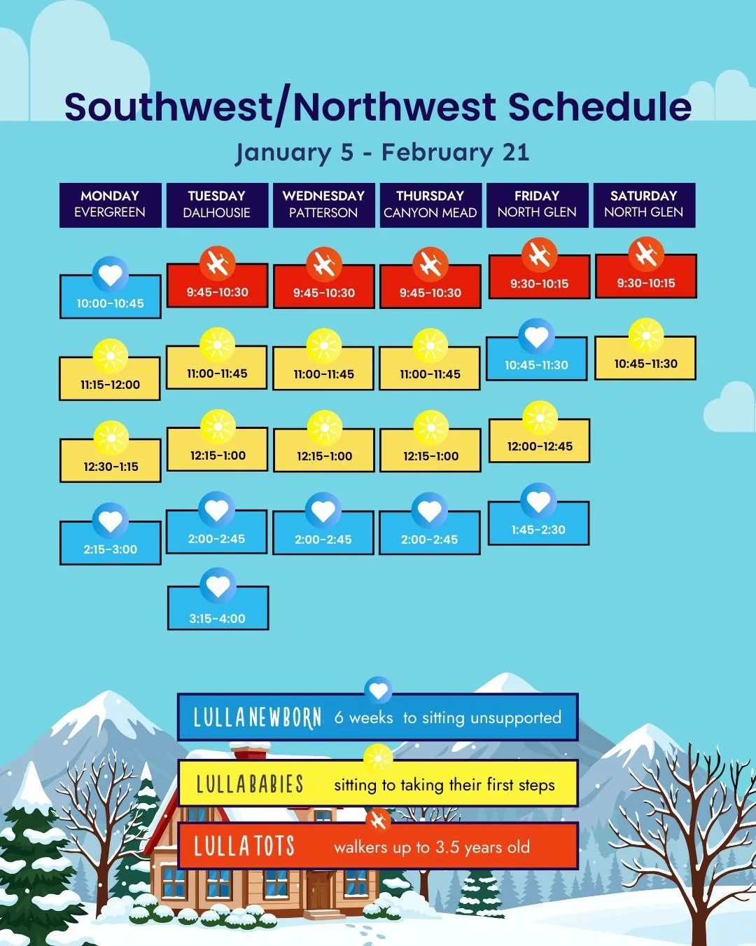 We&rsquo;ve updated our 2026 Winter Term schedule 🎉❄️ 

Ready for 7 weeks of magical, themed sensory adventures? We can&rsquo;t wait to make this winter unforgettable!

📆 Registration opens December 3rd
💌 Want early access? Email subscribers get f