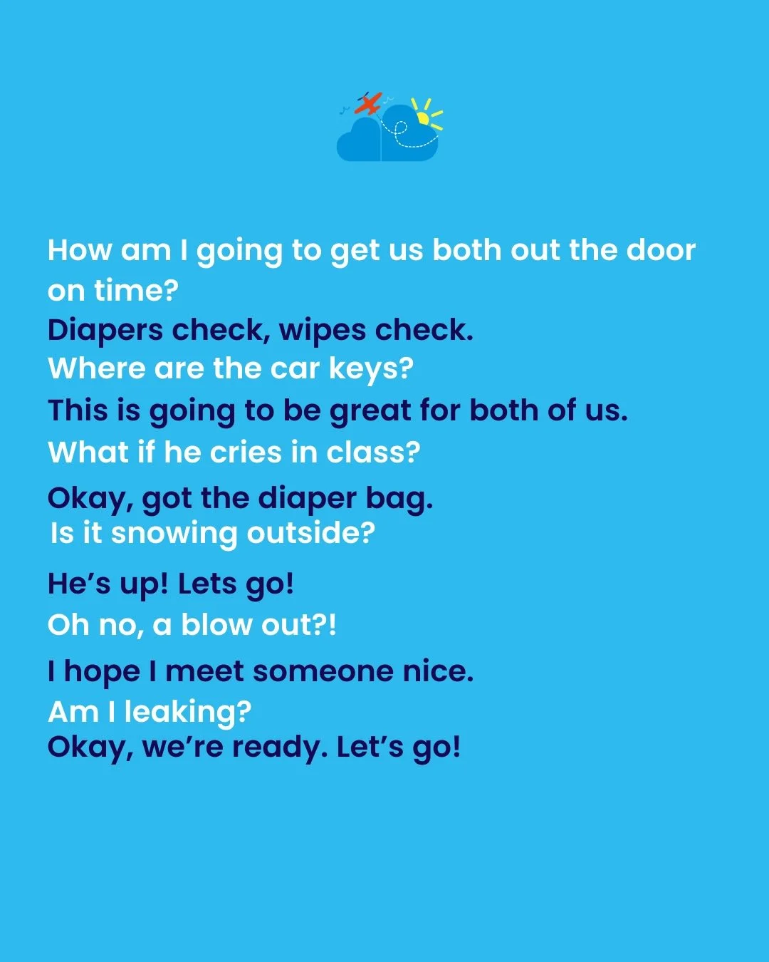 Tips for your first class ❤️⬇️

⏰ It&rsquo;s okay if you&rsquo;re late! We know it can take a lot getting you and your little one out at door. Our leaders will be ready to greet you as soon as you arrive. 

👋 Say hi to your neighbour! This is such a