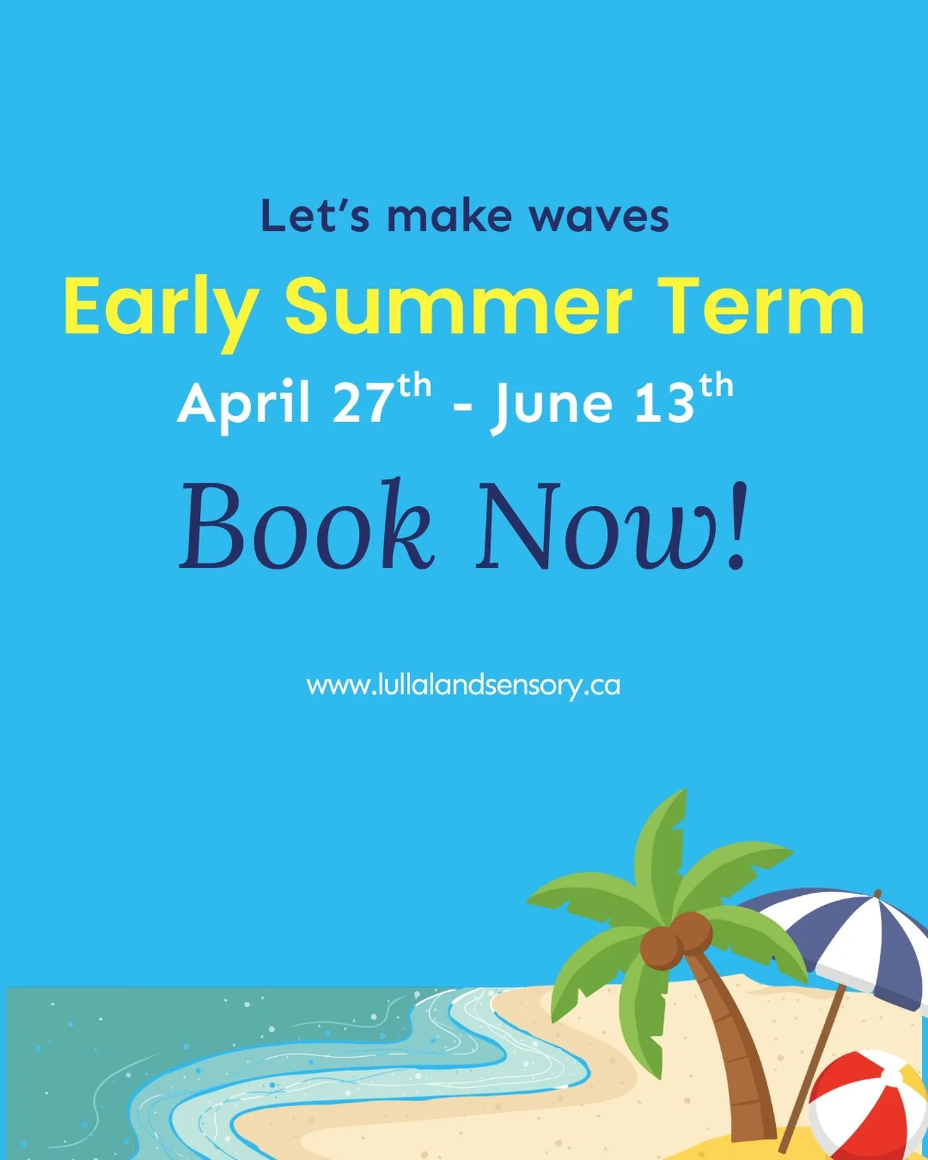 Early Summer Term registration is now available! Term runs April 27th- June 13th☀️😎 

Spots are filling up fast so be sure to secure yours today by clicking the link in our bio ✈️
