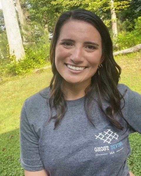 This month marks one year since Alysha Acosta joined us for her first official collaboration. Since October 2024, she’s been a thoughtful and consistent voice for Ghost Diving USA, helping us raise awareness and share the heart of our mission.