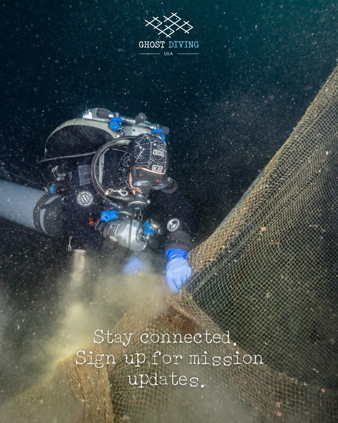 𝗦𝘁𝗮𝘆 𝗰𝗼𝗻𝗻𝗲𝗰𝘁𝗲𝗱. 𝗦𝗶𝗴𝗻 𝘂𝗽 𝗳𝗼𝗿 𝗼𝘂𝗿 𝗾𝘂𝗮𝗿𝘁𝗲𝗿𝗹𝘆 𝗺𝗶𝘀𝘀𝗶𝗼𝗻 𝘂𝗽𝗱𝗮𝘁𝗲𝘀.
We share what we&rsquo;re working on, where we&rsquo;re diving, and what we&rsquo;re removing.

👉 Sign up via the link in our bio.

#GhostDivi