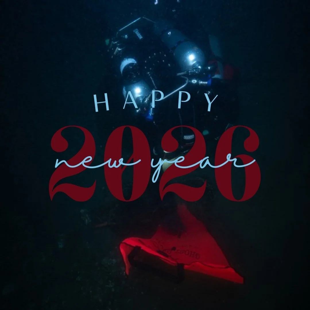 As the year comes to a close, we&rsquo;d like to extend our gratitude to our volunteers, partners, boat crews, and team members who made this work possible.

Happy New Year!

#GhostDivingUSA #HappyNewYear #OceanCleanup #MarineConservation #Underwater