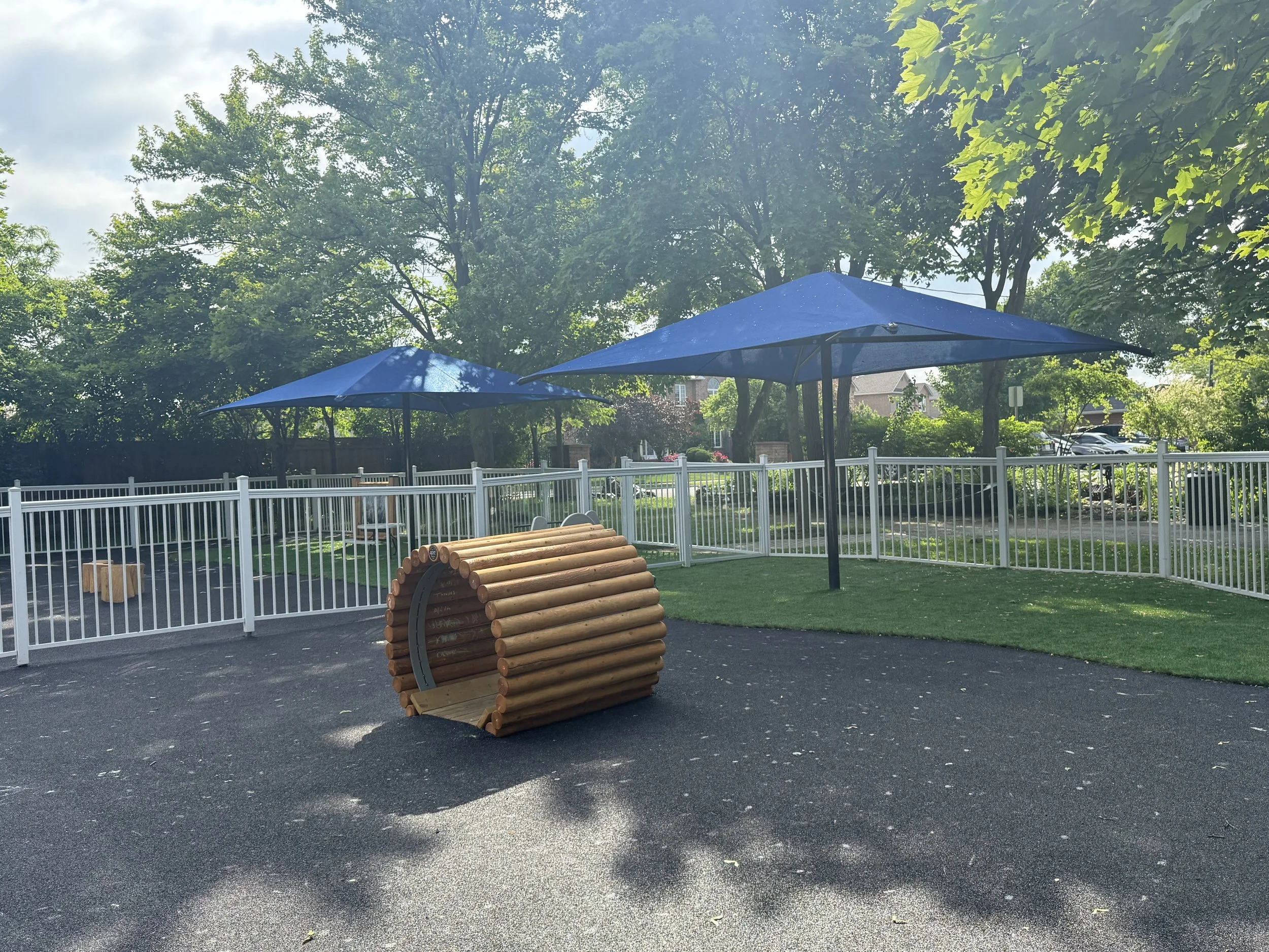 Shade and Log Tunnel 