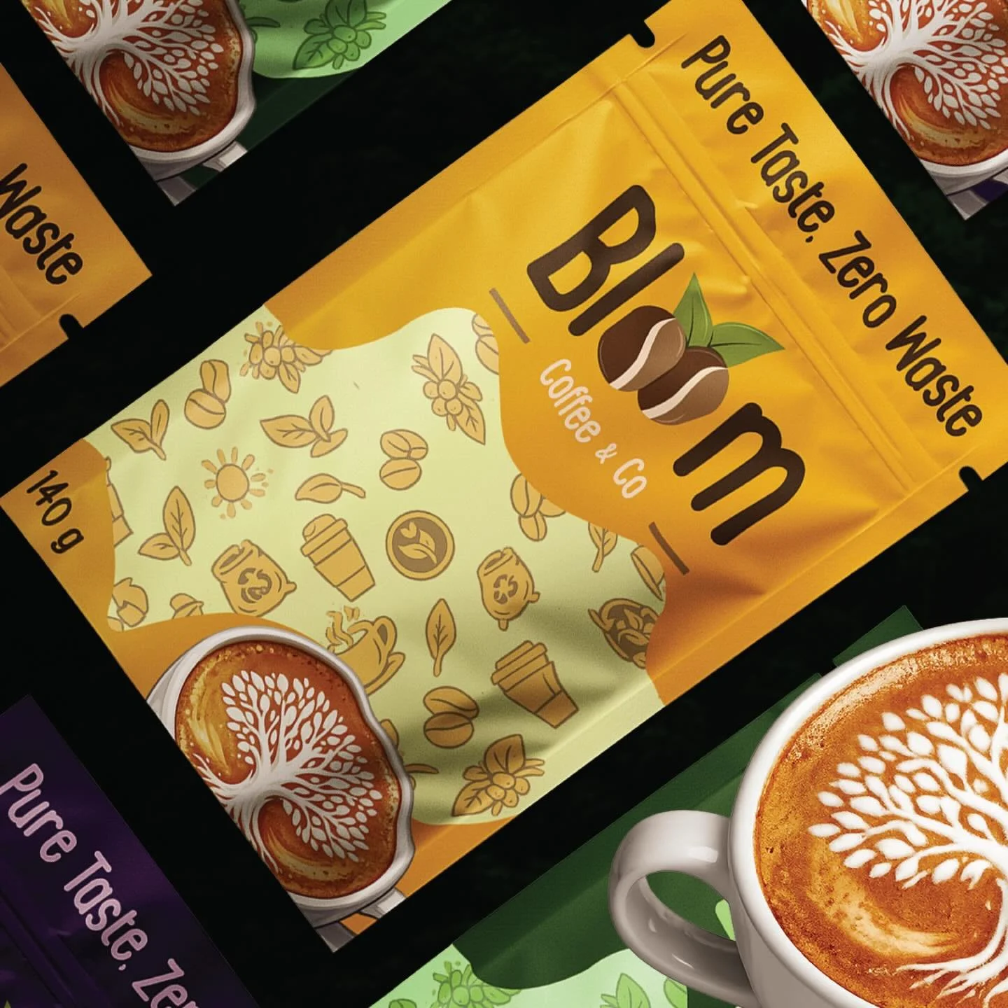 Bloom Coffee &amp; Co branding Carousel Project.

#branding #coffeeislife #graphicdesign #designer #fyp