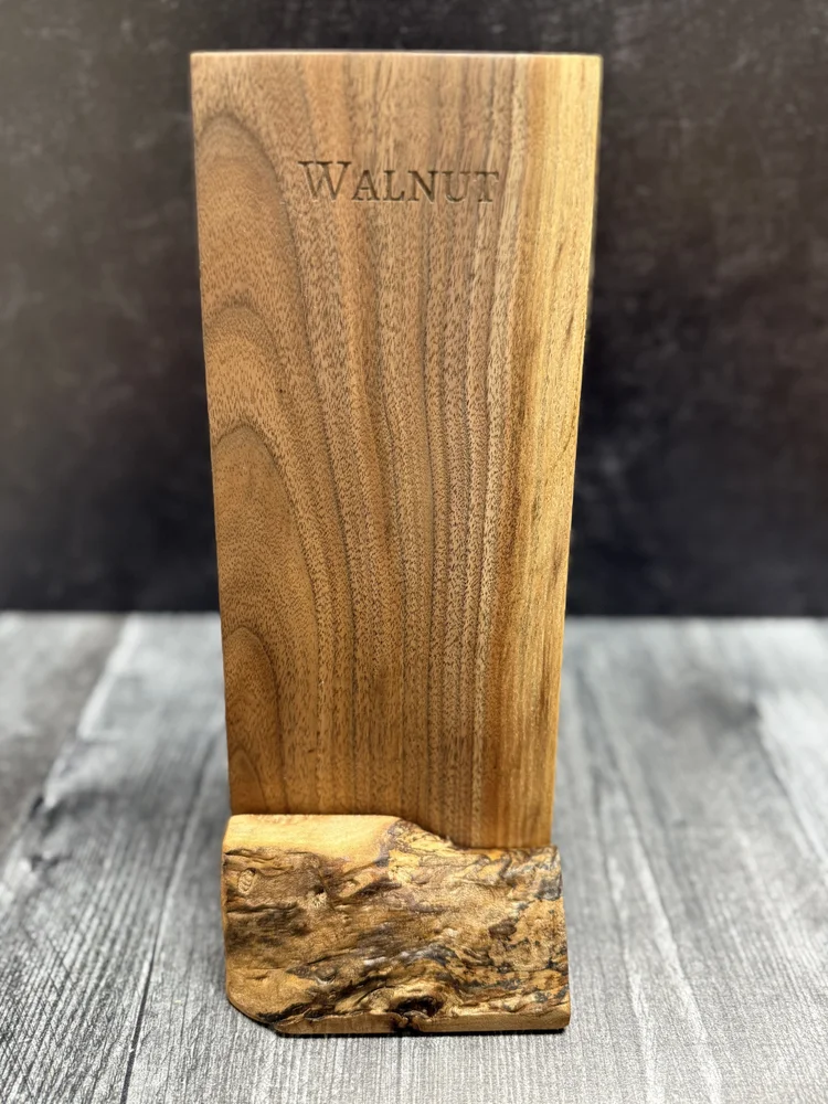 Walnut specimen — Juglans nigra, photographed at Raw Heartwood
