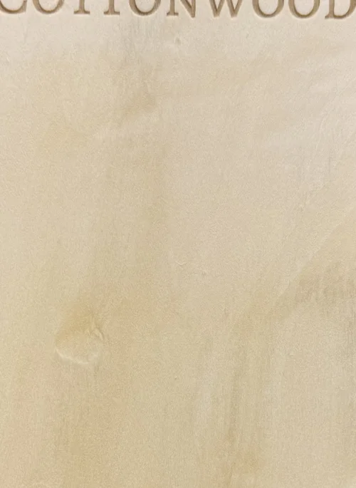 Closer detail of Cottonwood grain figure