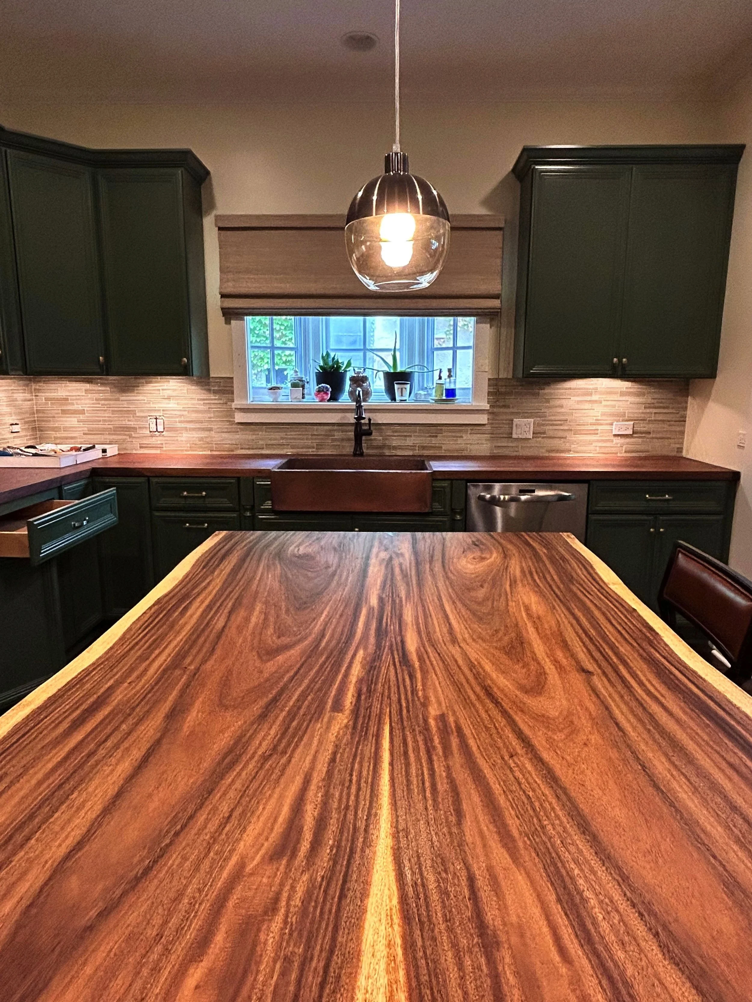 Monkeypod Kitchen Island