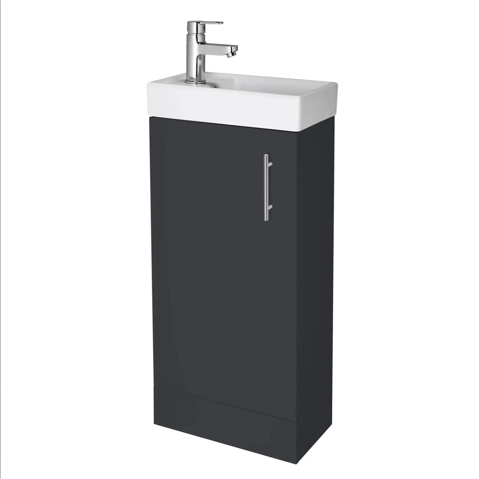 Tattoo Studio Sink 400mm — No Plumbing | Matt Black | UK