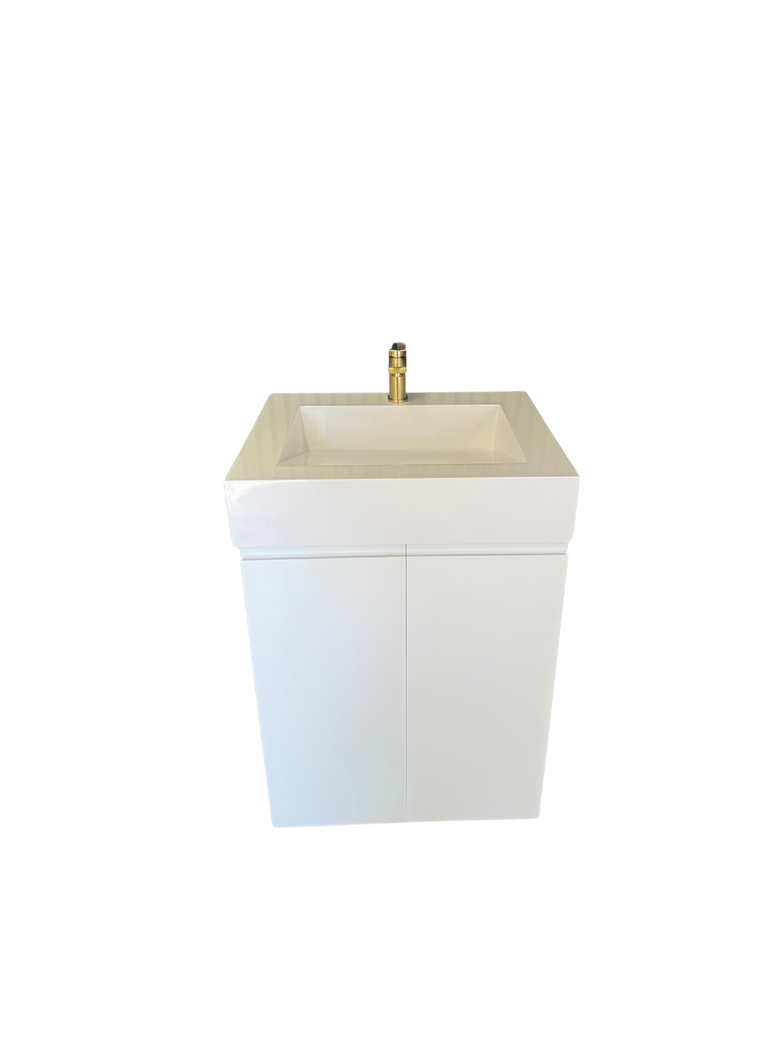 600mm No-Plumbing Sink Unit with sloped basin