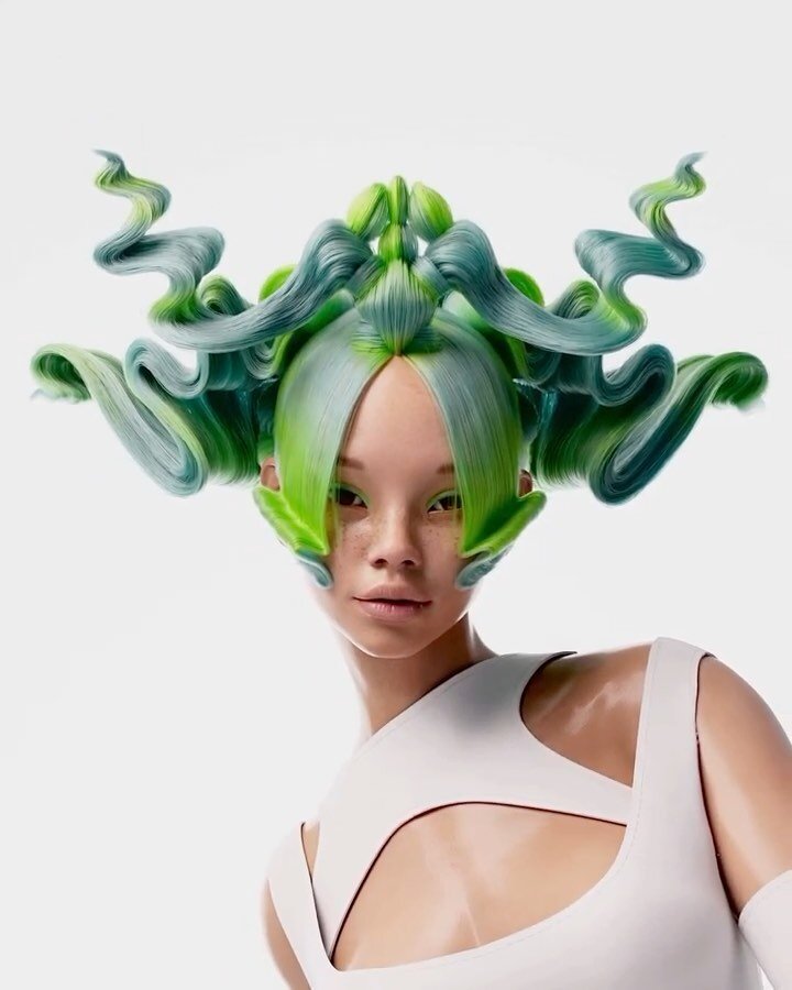 🔮 META-MORPHOSIS in the Metaverse! 🚀Web3 digital artist @samylacrapule x @lorealpro Jury for 2023 Style &amp; Colour Trophy, discovering top hair &amp; CGI art ✨ 
With @charlielemindu, they've crafted stunning avatars, redefining beauty in the digi