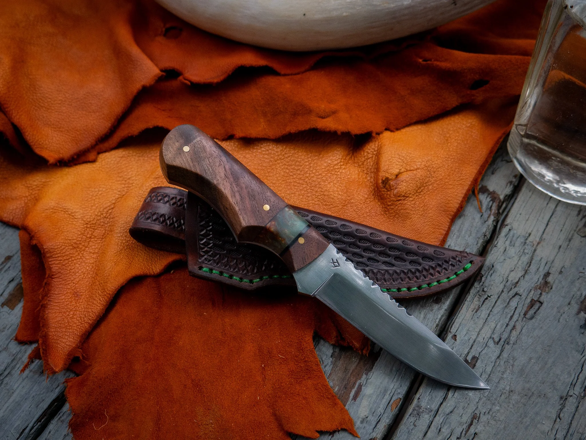 Handmade EDC/HuntingKnife with Sheath