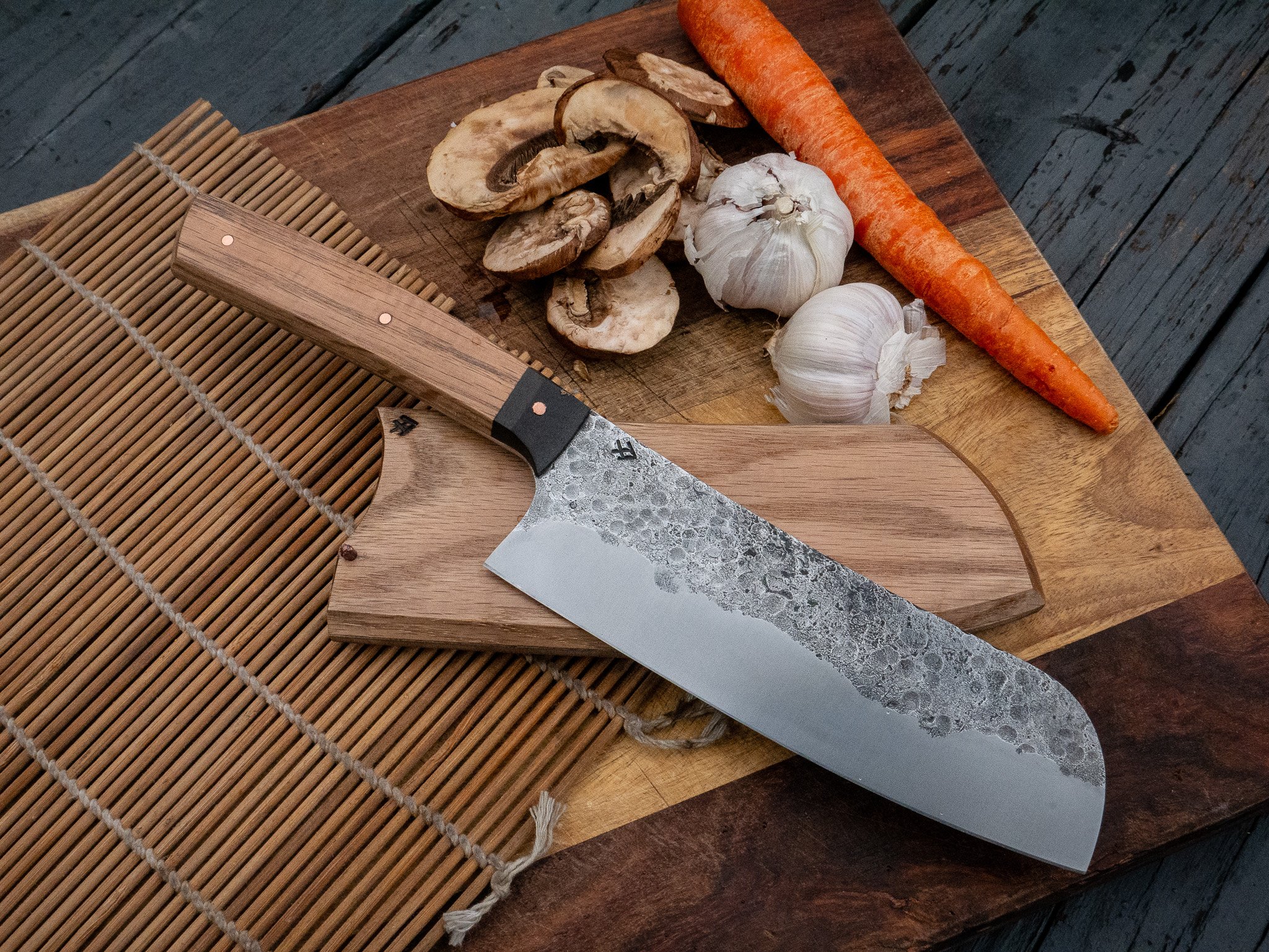 Hand Forged Santoku (Chef Knife)
