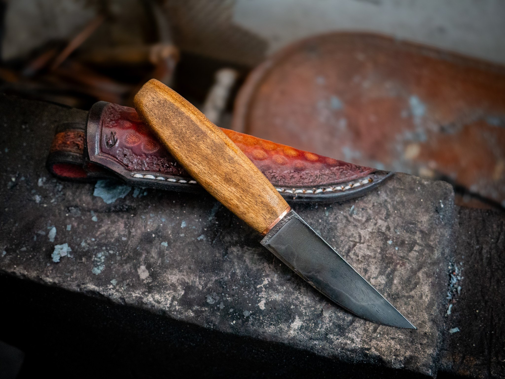 Hand Forged Patch Knife
