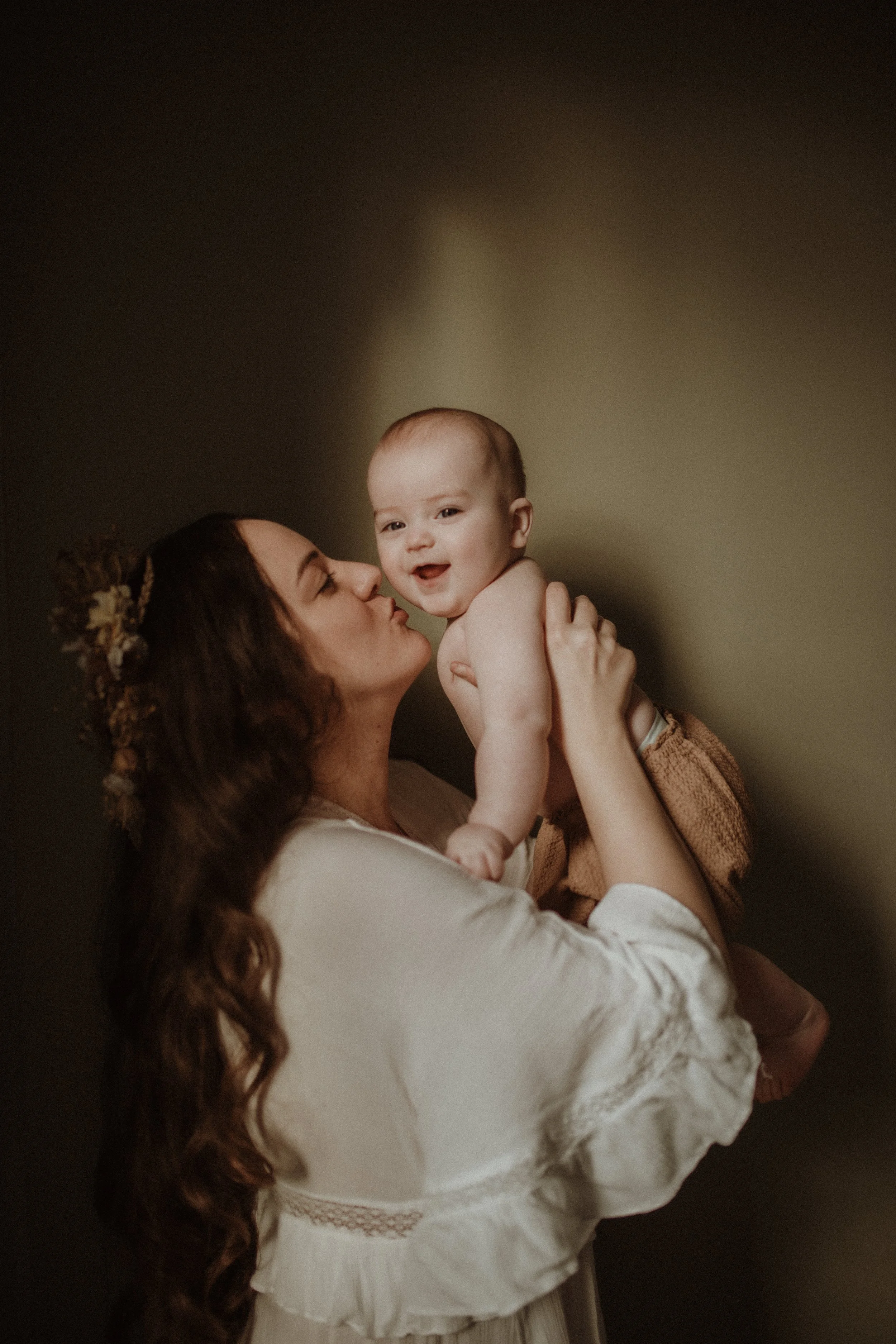 A Mother &amp; Son Studio Photoshoot in Hertfordshire