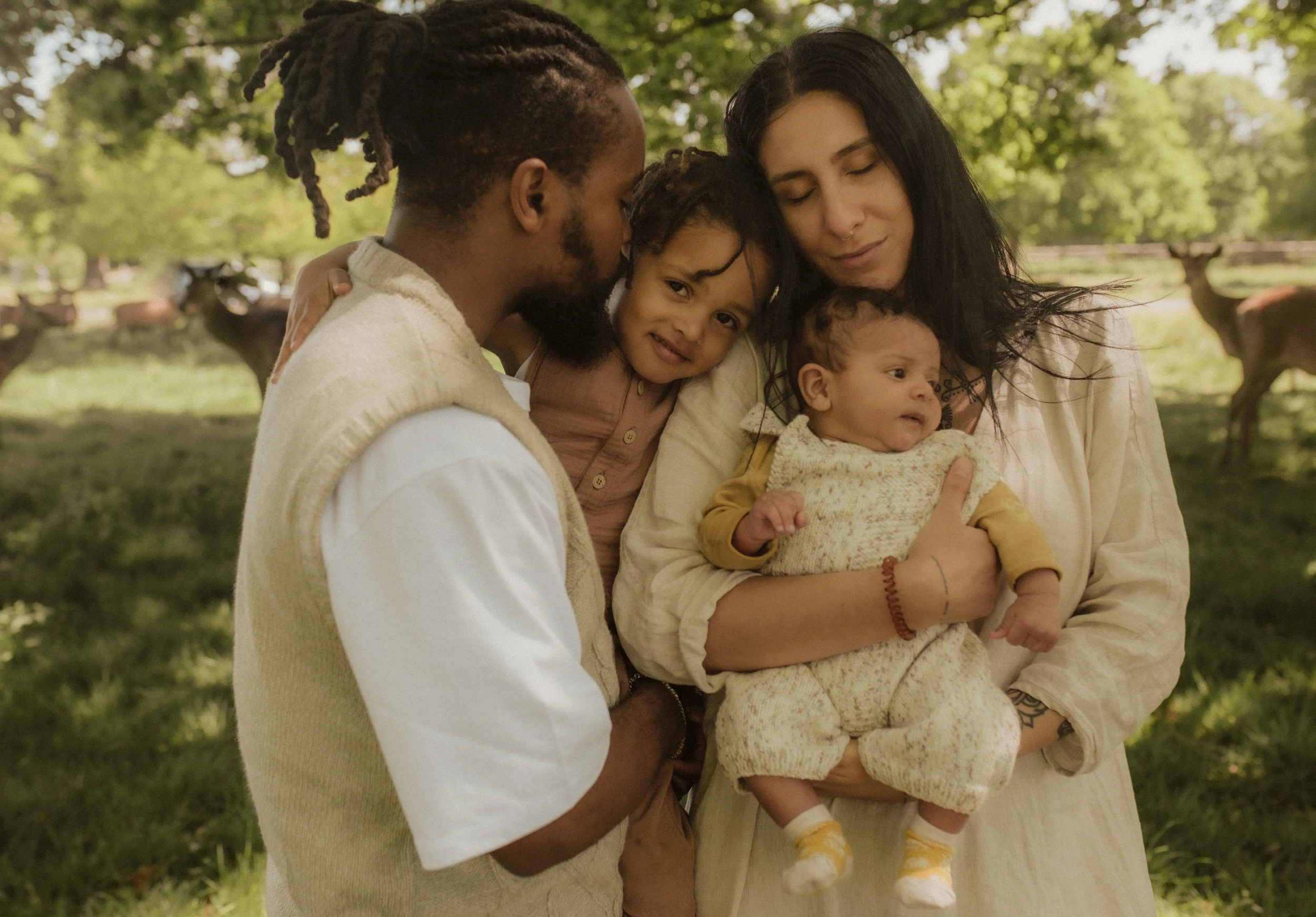 Richmond Deer Park London Family Photoshoot - Kezi, Ehis, Eden &amp; Rumi
