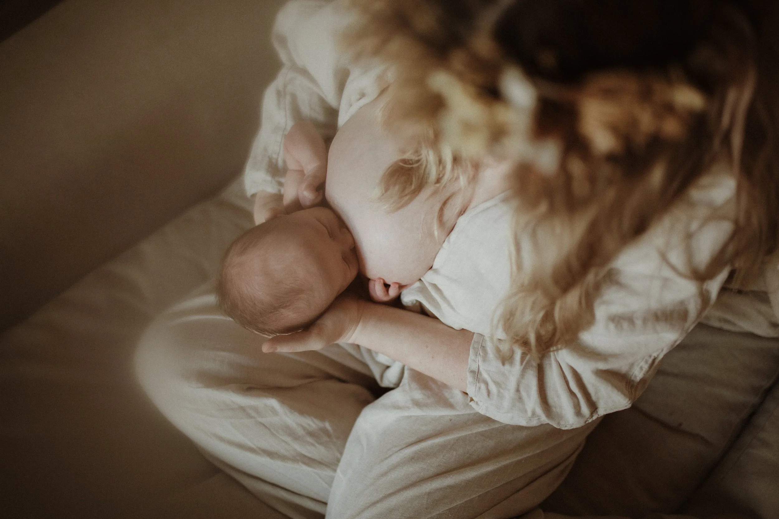 baby breastfeeding