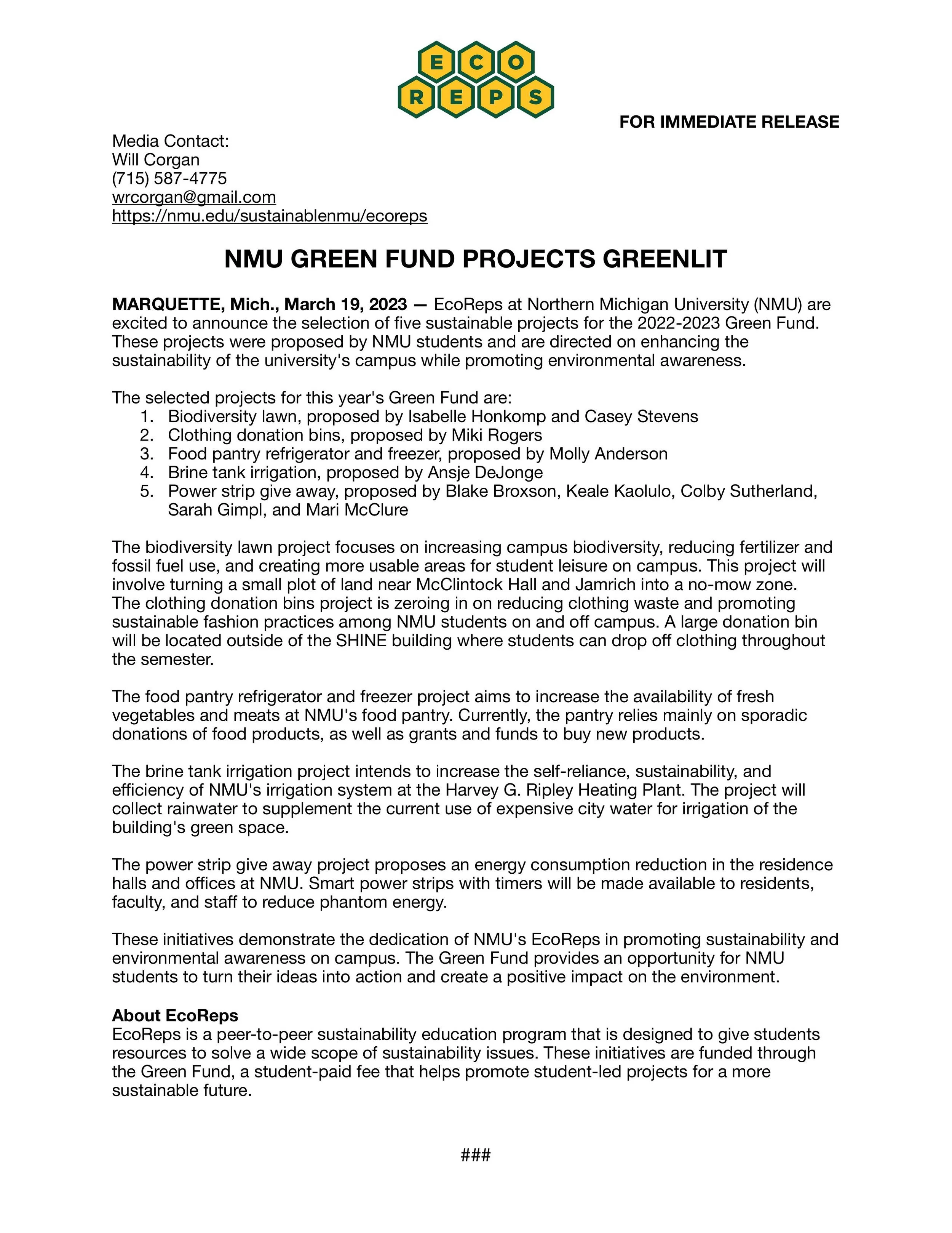 EcoReps Media Release.jpg