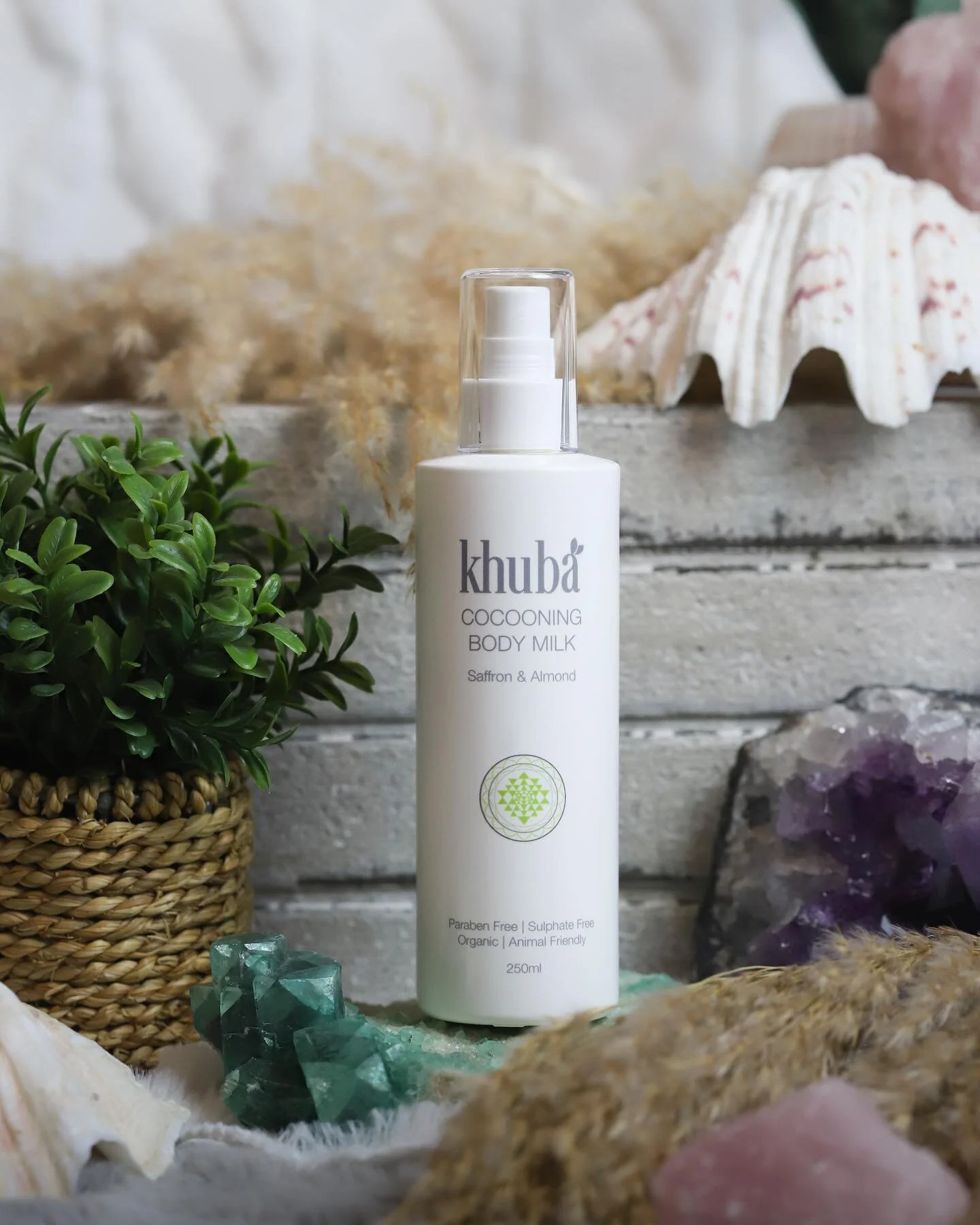 Khuba Organic Skin Care
Cocooning Body Milk 
Saffron &amp; Almond
This is a must have product,
No more dry skin !!!
Leaves skin feeling Silky smooth 
Use with Khuba Body Bar or Khuba Body Wash.  Your skin will feel  so soft ❤️
Find me at. www.khubabe