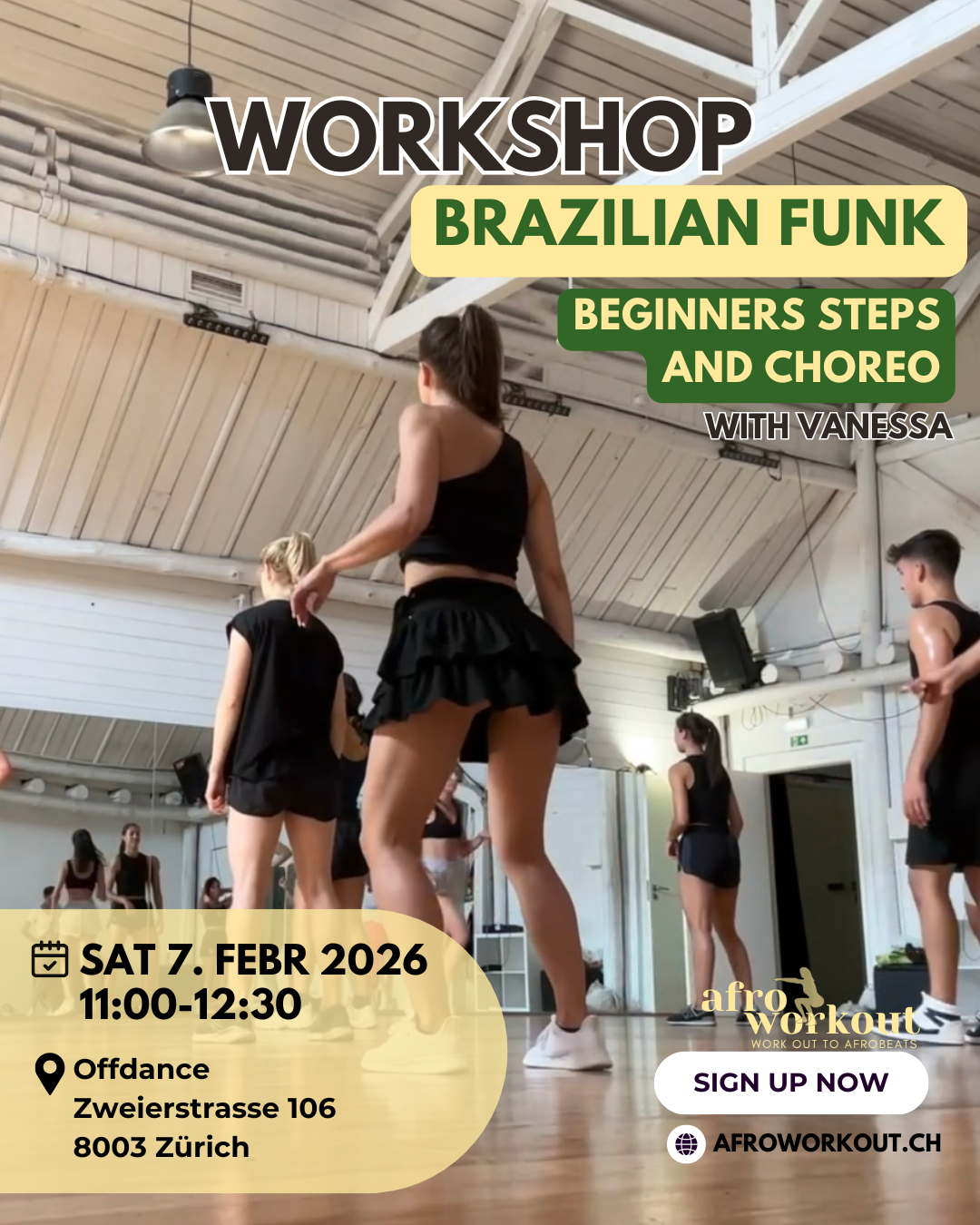 Brazilian Funk - Beginners Steps and Choreo Workshop