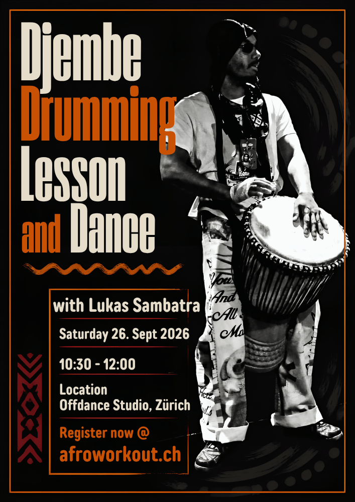 Workshop: Djembe Drumming Lesson - with Lukas Sambatra