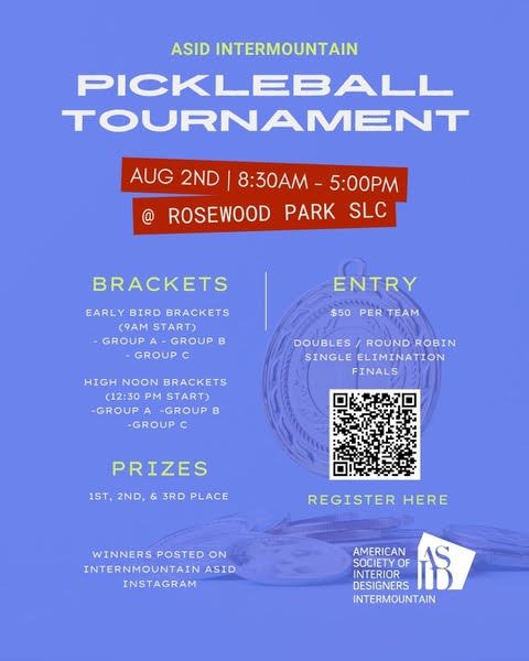 ASID Intermountain - Pickleball Tournament