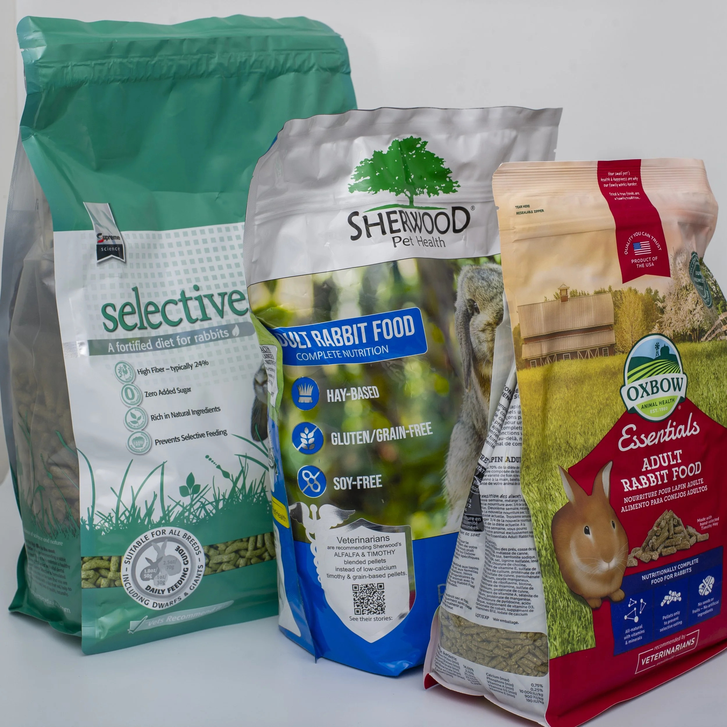 Nutritional comparison: rabbit pellets vs hay