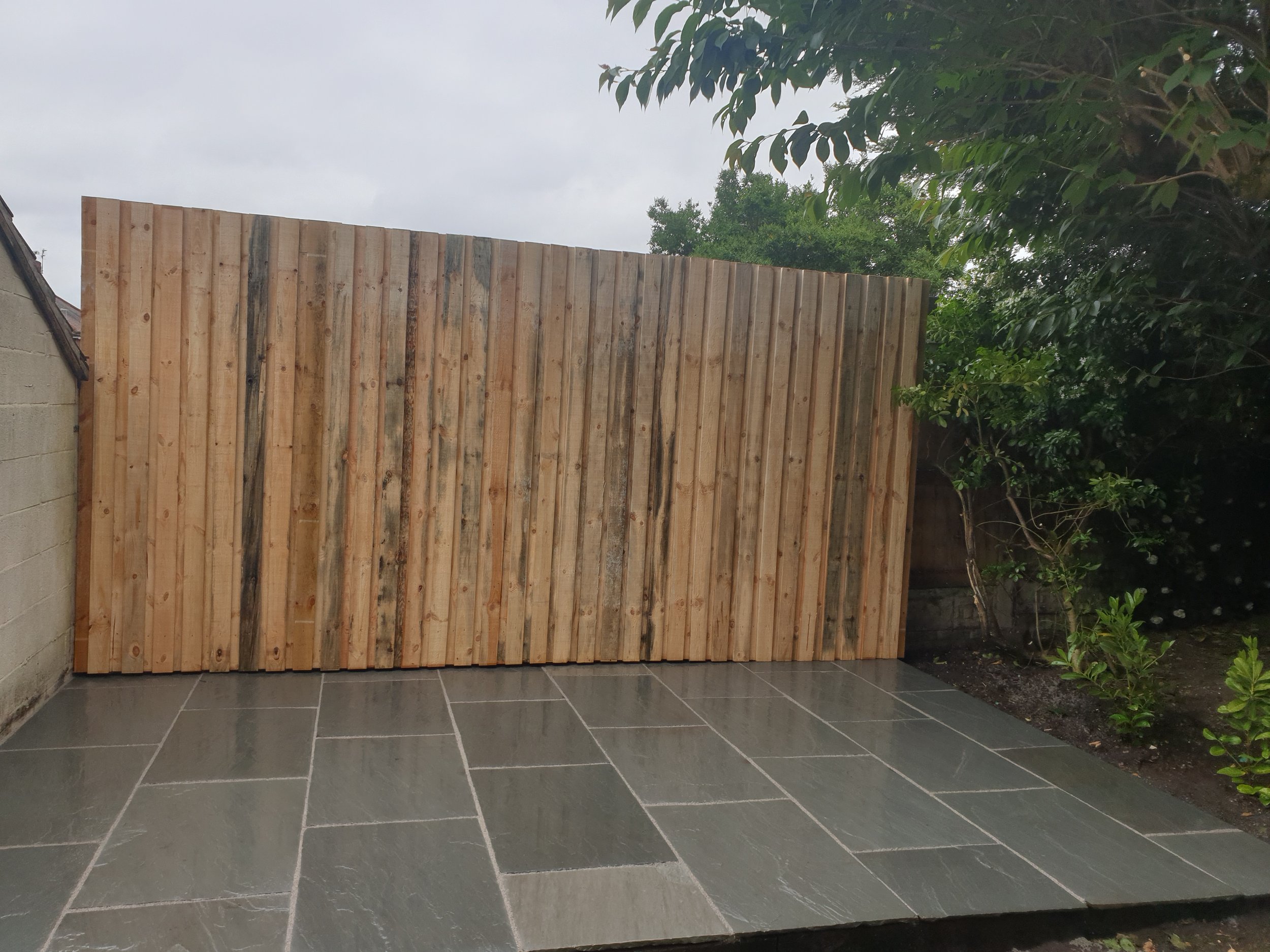 After - Removal of decking and new patio laid