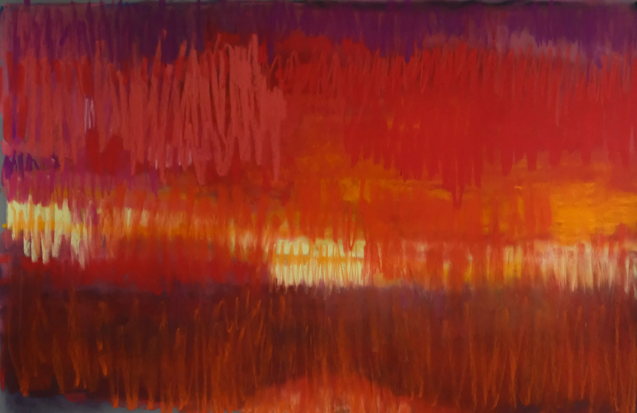 2025 - soft pastels & charcoal on paper, 38 x 50” (unframed)