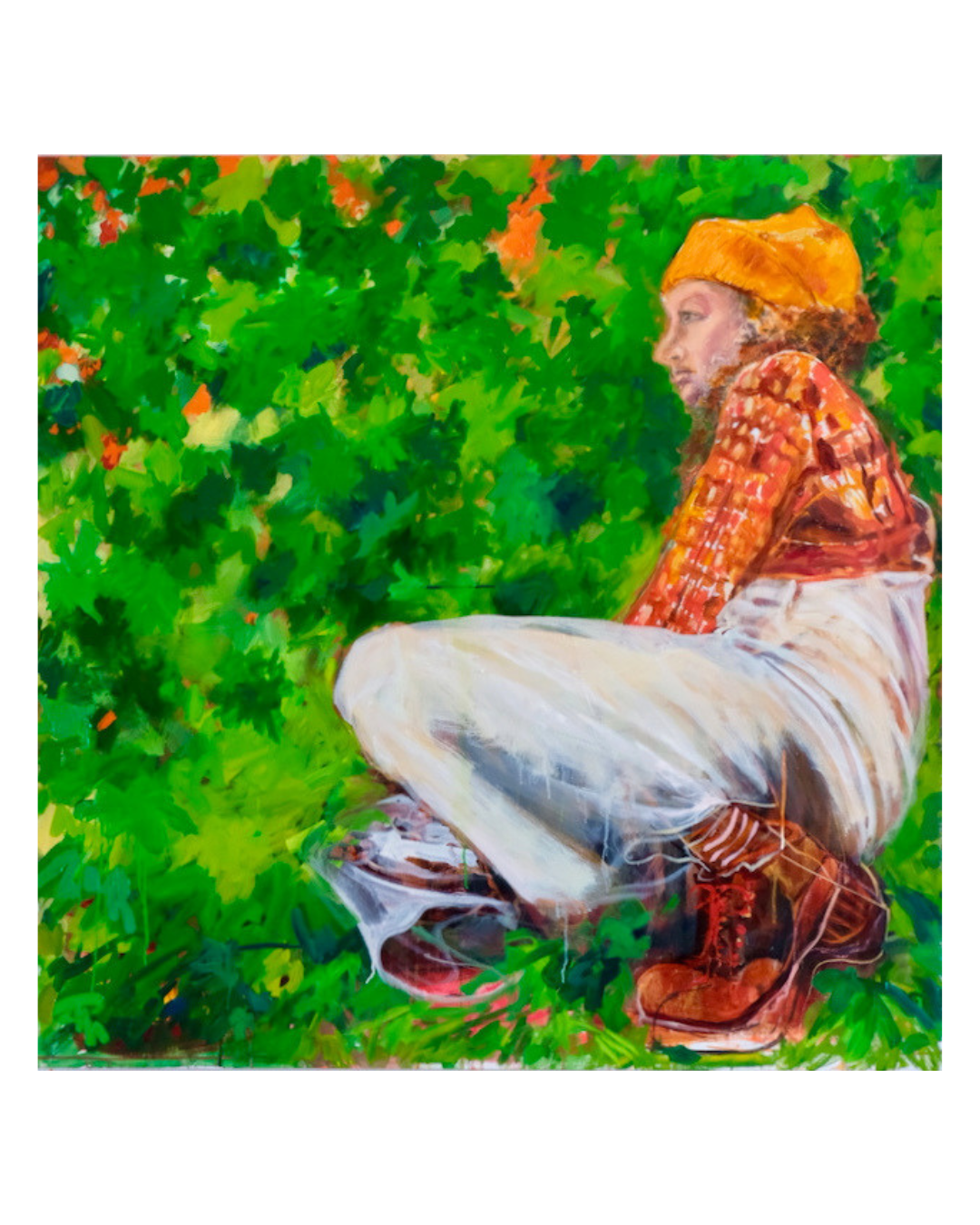 Tree Defender,
Oil on Canvas, 2026
122 x 122 cms, 48 x 48"