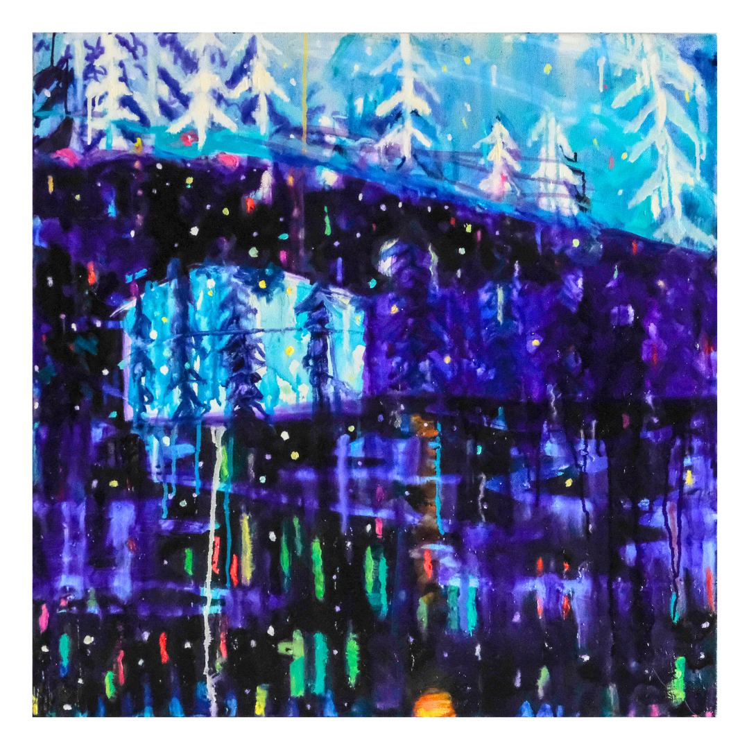 ‘Winter Light’ 2024, Oil on Canvas, 24 x 24” Sold