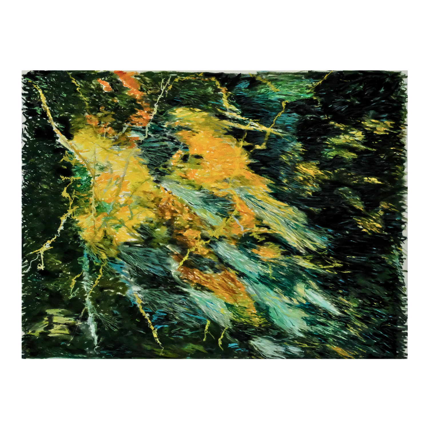 'The North Wind’ 2025 - soft pastels & charcoal on paper, 38 x 50” (unframed)