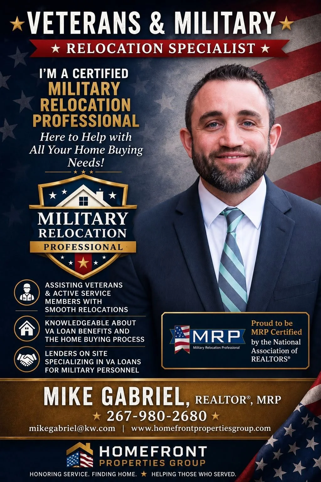 Military Relocation Professional (MRP) in Southeastern PA