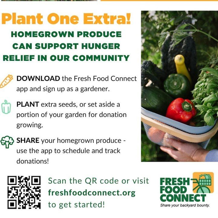 Do you love to garden? If so, please consider planting extra seeds to donate produce to SECOR.
