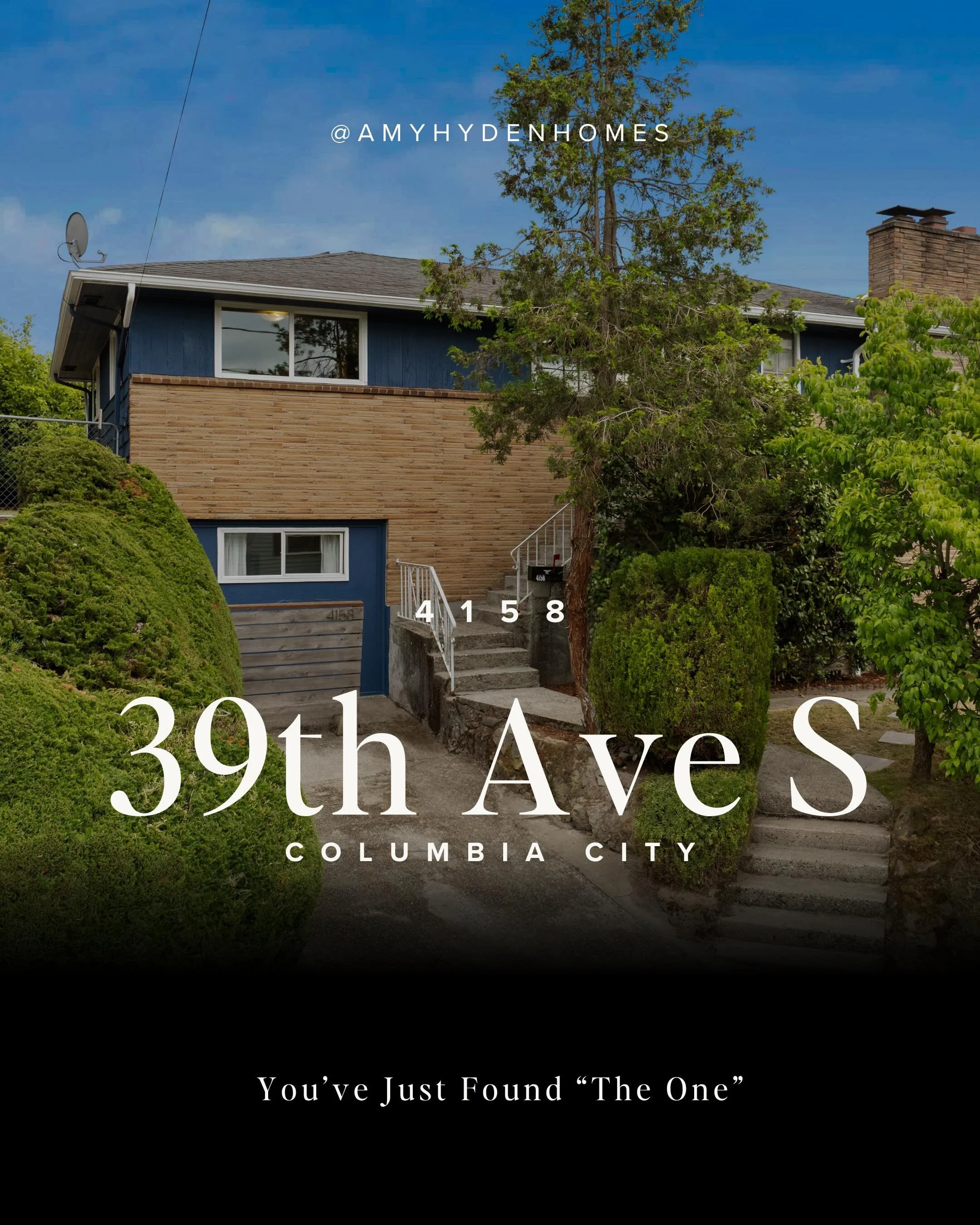 A 1957 mid-century gem with sweeping views over Columbia City &mdash; and this one is the real deal. Original hardwood floors, warm wood details, sun-drenched living spaces, and a deck made for slow mornings. 5 beds + office, finished lower level wit