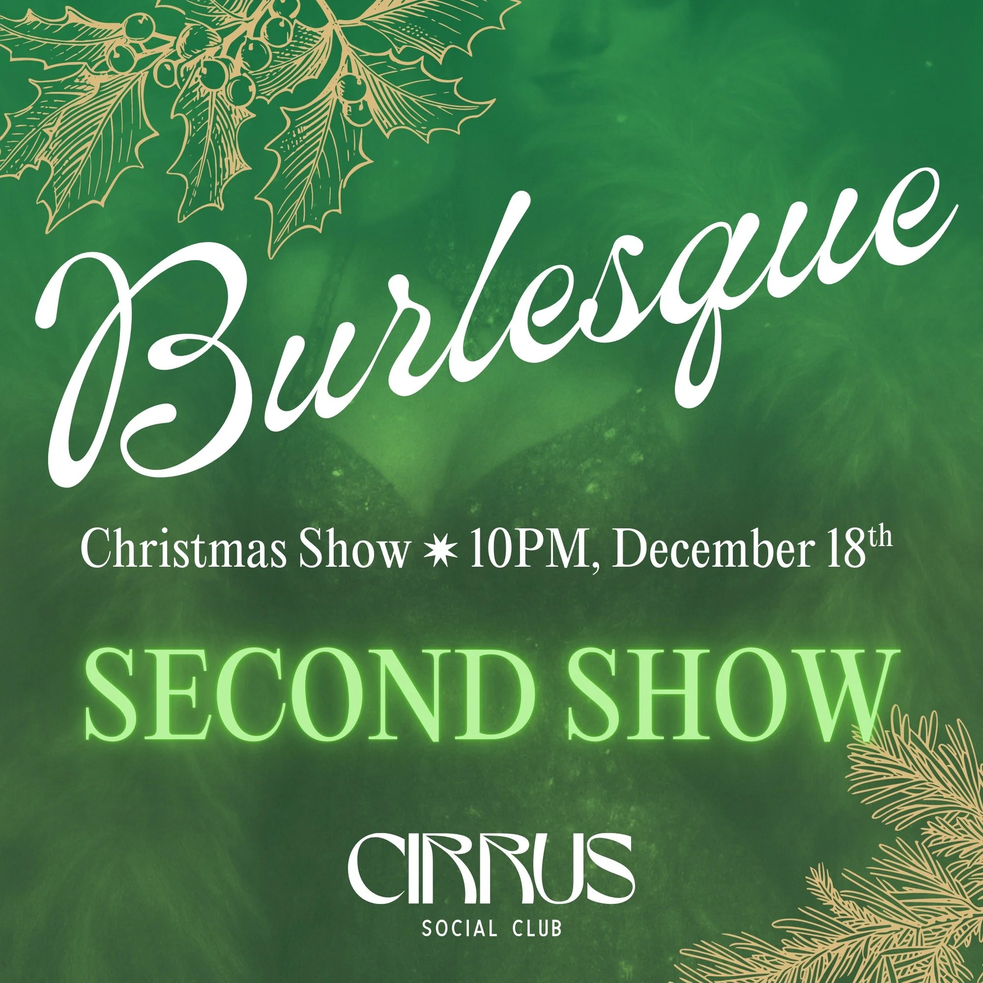 Christmas Burlesque at Cirrus (SECOND SHOW ADDED!)