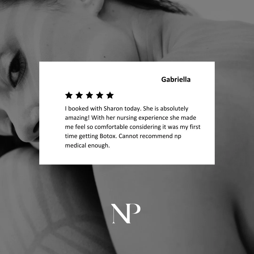 ✨ Your First Time with Botox? We&rsquo;ve Got You Covered! ✨

Gabriella recently shared her incredible experience with Sharon at NP Medical:
&quot;She is absolutely amazing! With her nursing experience, she made me feel so comfortable considering it 