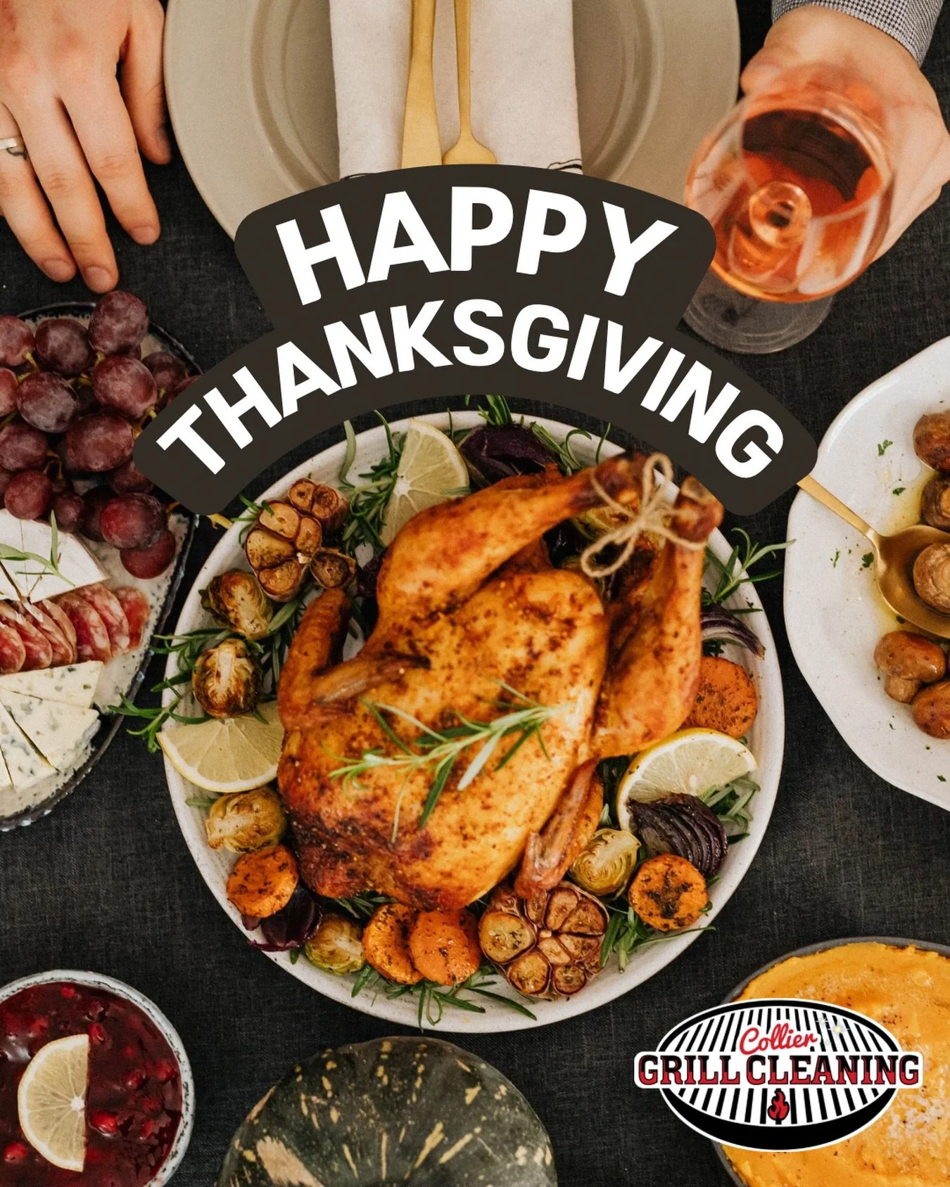 Happy Thanksgiving! We&rsquo;re thankful for clean grills, full plates, and amazing customers. Enjoy the holiday! 🦃🔥
#CollierGrillCleaning #CleanGrill #DirtyGrill #SWFL #CleaningService