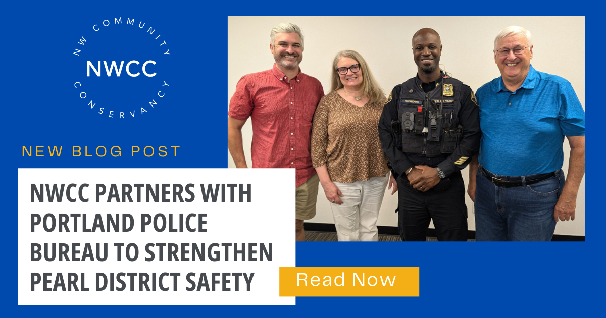 NWCC Partners with Portland Police Bureau to Strengthen Pearl District Safety blog banner