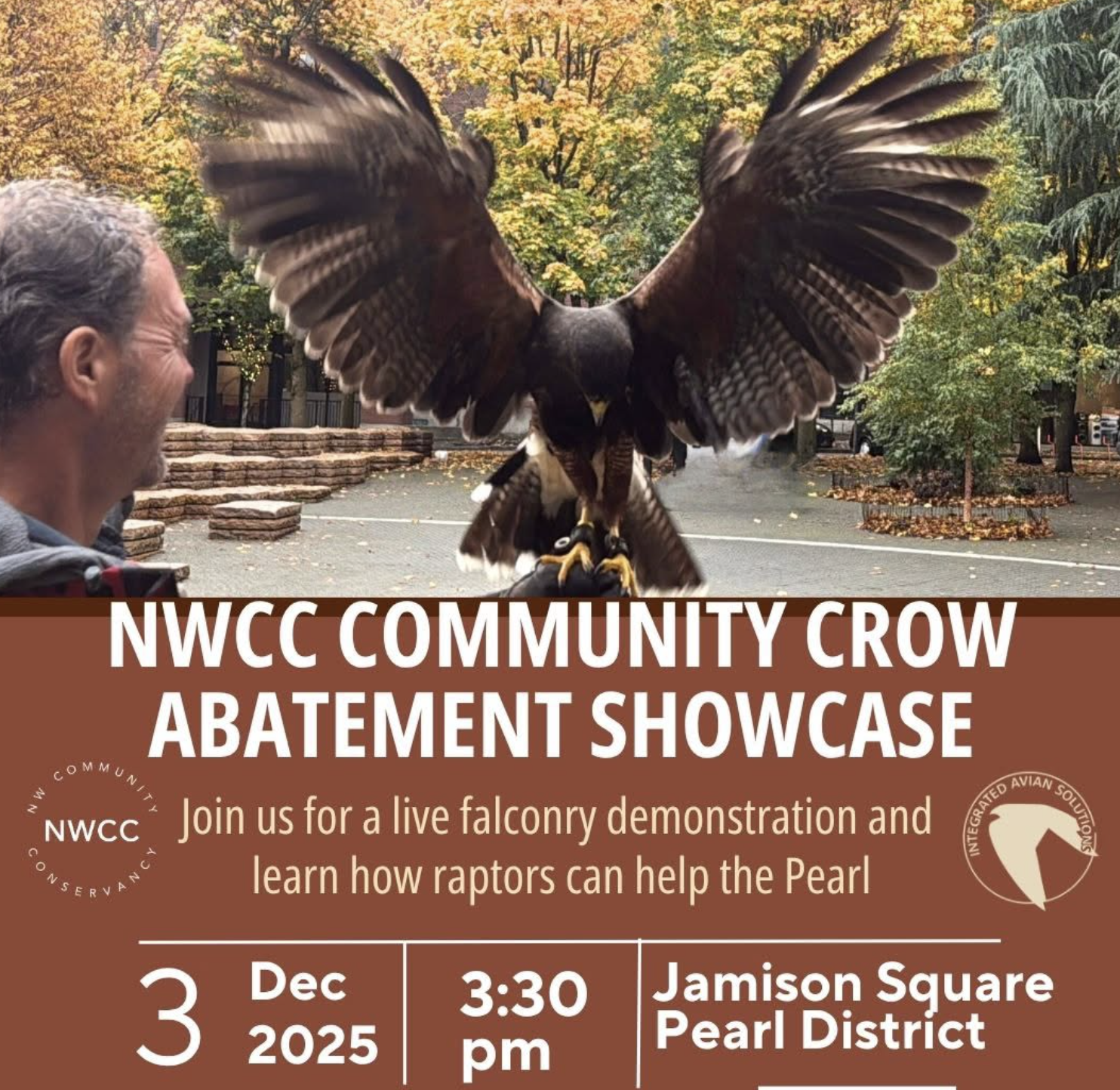 NWCC Community Crow Abatement poster
