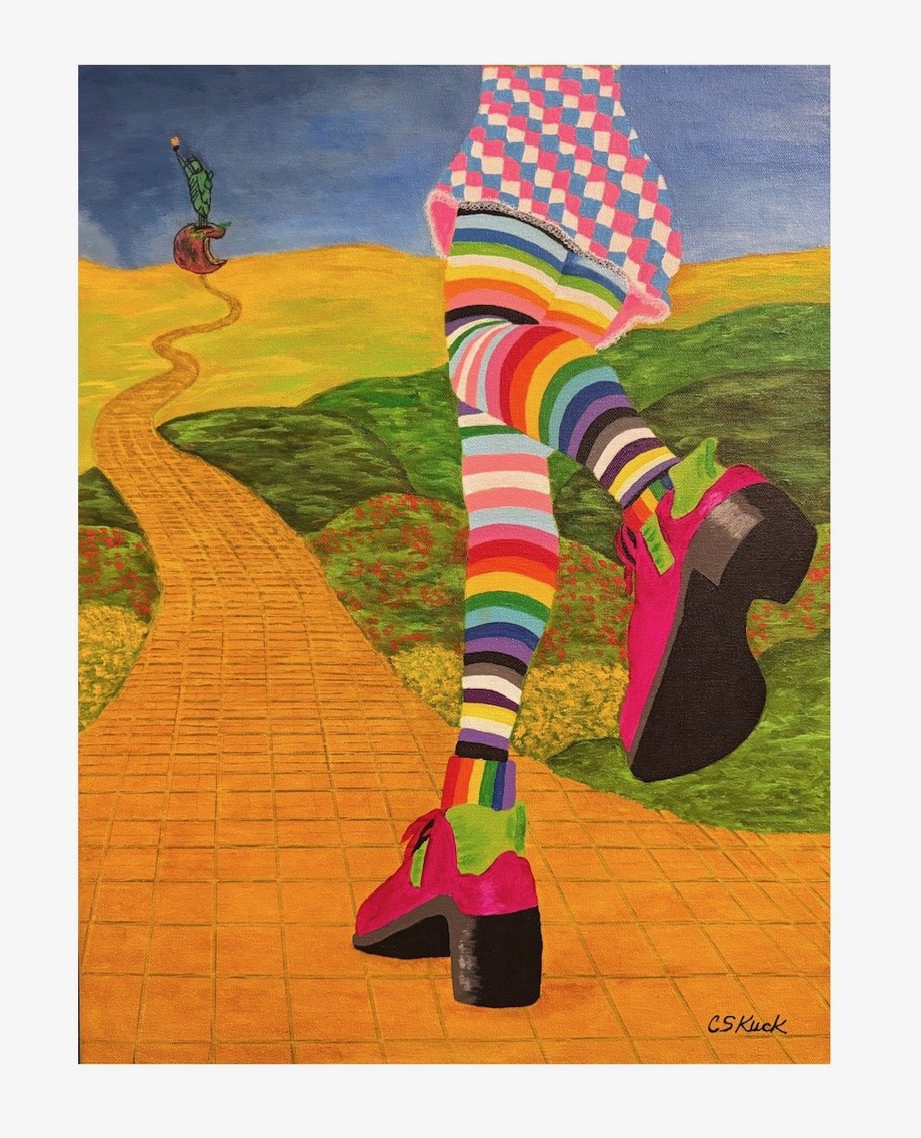 Follow the Yellow Brick Road print