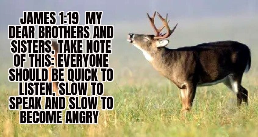 QUICK TO LISTEN, SLOW TO SPEAK