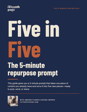 Five in Five guide cover